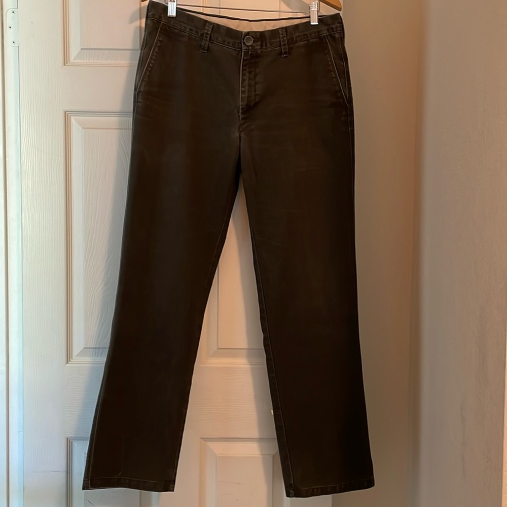 Life Khaki straight cut 34”X 32” pants by Haggar, charcoal gray color